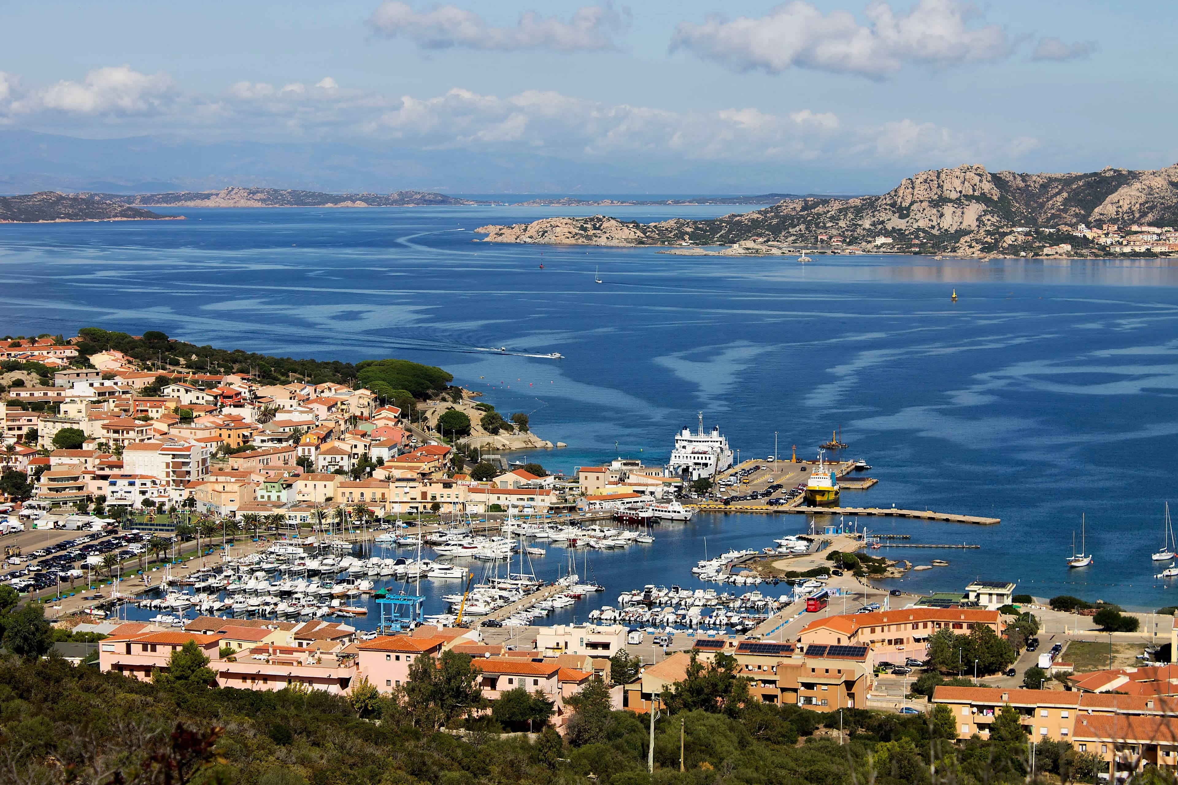 The granite coastline at Palau, northern Sardinia, facing the La Maddalena archipelago